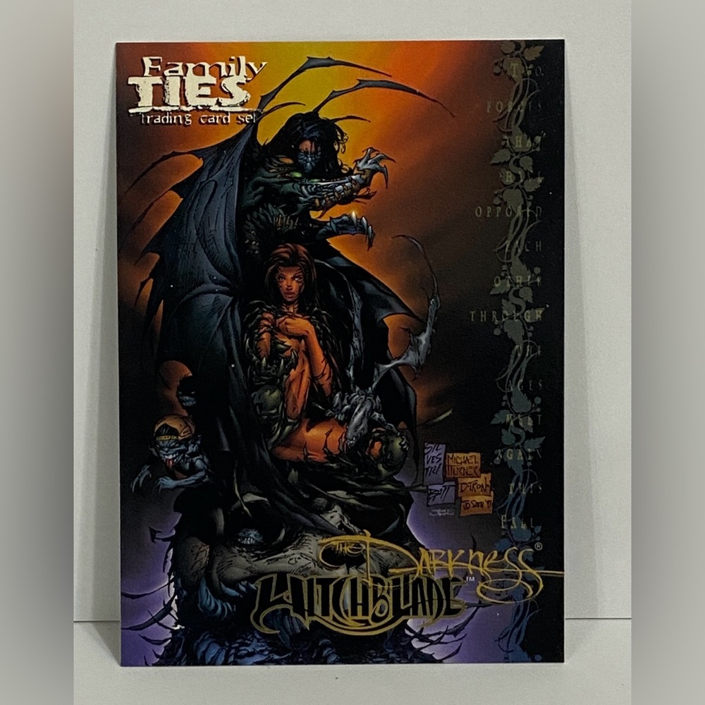 1997 The Darkness, Witchblade Family Ties Promo Trading Card